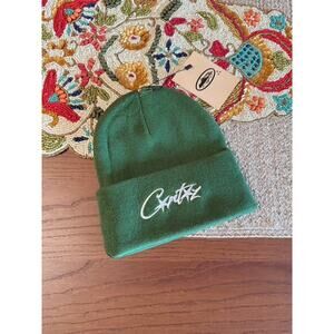 Corteiz Allstarz Folded Beanie Forest Green Crtz.xyz CRTZRTW Alcatraz Crochet